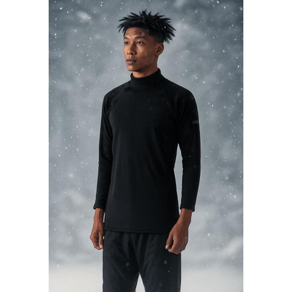 TOP 3225 冬 ウインドストップハイネック アンダーウエア インナー メンズ 蓄熱 防風 防寒...