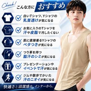 グンゼ in.T インティー ノースリーブ メ...の詳細画像4