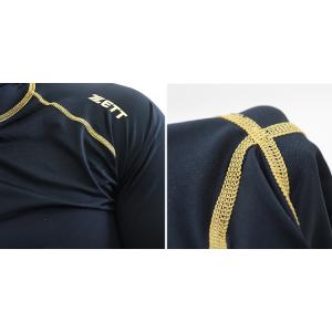 ZETT コンプレッションインナー 上下セット...の詳細画像4