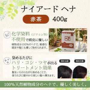 白髪染め ヘアカラー ヘナ100% (400g...の詳細画像1