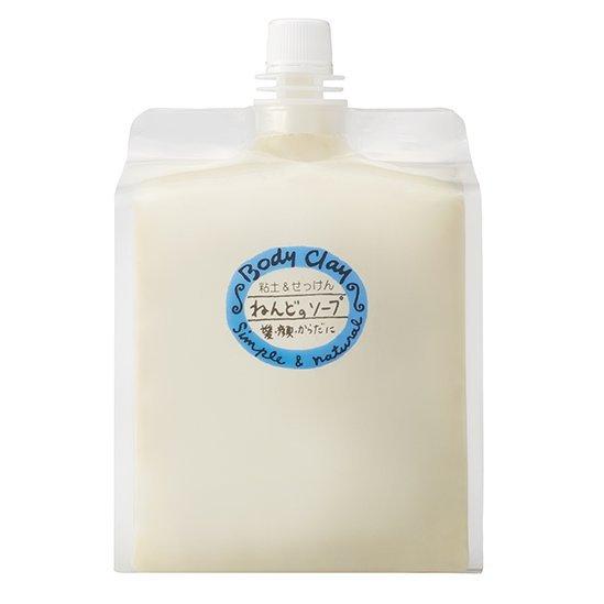 ボディクレイ ねんどのソープ 1200g お徳用 粘土 石鹸シャンプー ニオイ除去 ニキビ予防 植物...