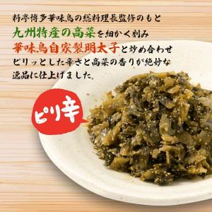 博多華味鳥 めんたい高菜 明太高菜 100g ...の詳細画像2