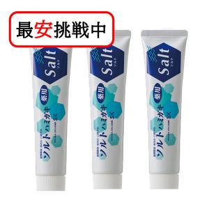 薬用ソルトハミガキ 140g 3本セット 無添加 歯磨き粉 医薬部外品 虫歯予防 エスケー石鹸｜vape-land