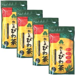 ねじめびわ茶 24包入×4袋セット 十津川農場 ねじめびわ茶 びわの葉 ティーバッグ 送料無料｜vape-land