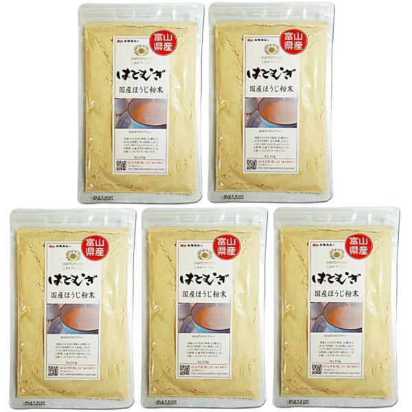 太陽食品 国産はとむぎほうじ粉末 150g×5袋セット 富山産 創建社 送料無料