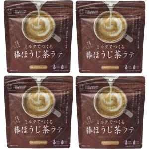 つぼ市製茶本舗 ミルクでつくる棒ほうじ茶ラテ 80g×4袋セット 堺 添加物不使用 送料無料
