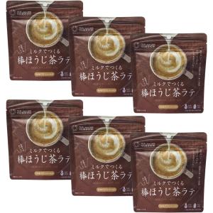 つぼ市製茶本舗 ミルクでつくる棒ほうじ茶ラテ 100g×6袋セット 堺 添加物不使用 送料無料