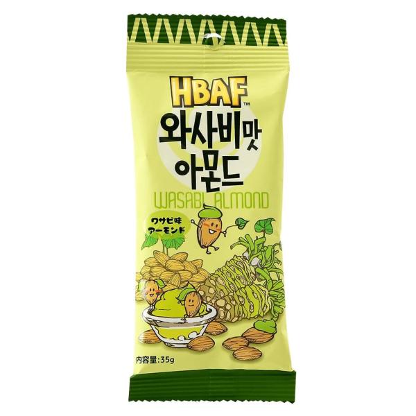 HBAF わさび味アーモンド 35g×1袋 Tom`s farm 韓国 送料無料