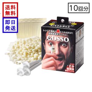 GOSSO ブラジリアンノーズワックス 10回用 ゴッソ 鼻毛ワックス 鼻毛脱毛 セルフケア 清潔感 送料無料