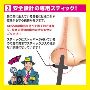 GOSSO ブラジリアンノーズワックス 10回...の詳細画像2