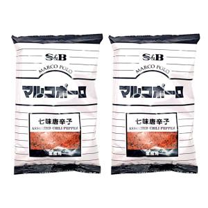 七味唐辛子 マルコポーロ 業務用 スパイス 詰め替え エスビー食品 300ｇ×２袋｜World NEXT
