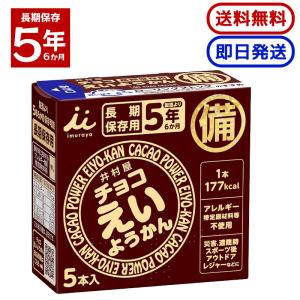 井村屋 チョコえいようかん 280g (56g×5本) 長期保存 防災 非常食 備蓄 羊羹 防災食 防災グッズ 保存用