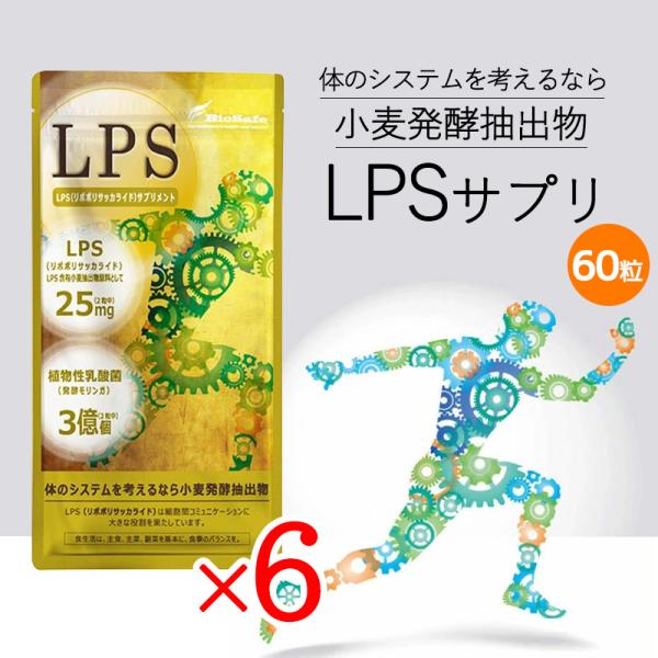 LPSサプリ 60粒 6袋セット サプリメント 栄養補助食品 ダイエット 健康