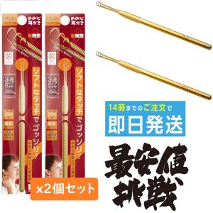[2本セット] ののじ 爽快ソフト耳かき【メーカー正規品】レギュラータイプ（日本製） 乾性耳 湿性耳 プチギフト 敬老の日 プレゼント EW-03Gn EWS-03｜World NEXT