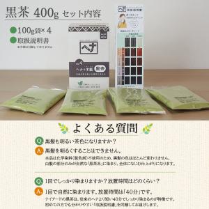 白髪染め ヘナ+木藍 黒茶 (No.4) 40...の詳細画像4