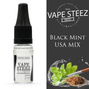 電子タバコ リキッド タバコメンソール味 Black Mint USA Mix  VAPE STEEZ プルームテック 再生リキッド 電子たばこ ベイプ 禁煙グッズ 送料無料