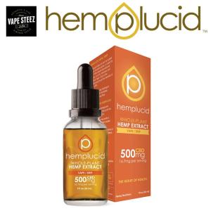 CBDリキッド 高濃度 高品質 Hemplucid ヘンプルシッド 500mg / 30ml Vape Drip｜vapesteez