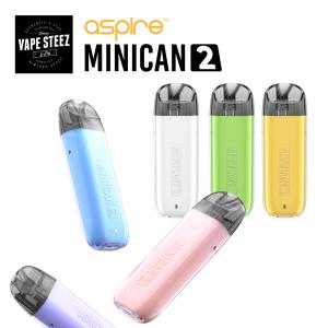 （送料無料 即日発送）Aspire minican2 kit アスパイア ミニカン2 3.0ml 350mAh 電子タバコ 本体 POD キット VAPE｜vapesteez