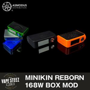 ( 送料無料 あすつく ) asMODus  MINIKIN REBORN BOX MOD アズモダス ミニキン リボーン 電子タバコ MOD アズモダス 最大出力168W MADE in USA VAPE