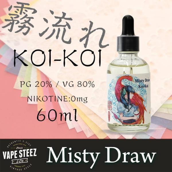電子タバコ リキッド KOIKOI こいこい - Misty Draw 60ml 来々 Eリキッド ...