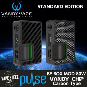 電子タバコ VANDYVAPE PULSE 80W MOD スタンダードエディション（CARBON TYPE ）30ml リフィルボトルなし