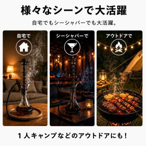 シーシャ ソロキャンプ デザイン トング Ho...の詳細画像3