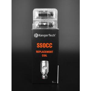 ( メール便で 送料無料 ) Kangertech SSOCC コイル 5個セット カンガーデック 電子タバコ パーツ 交換用コイル VAPE