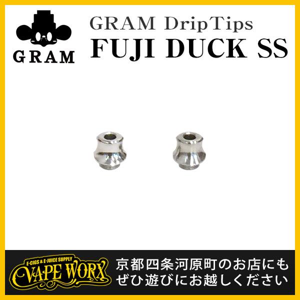 GRAM DripTips FUJIDUCK SS (グラムドリップチップ フジダック SS)【ドリ...