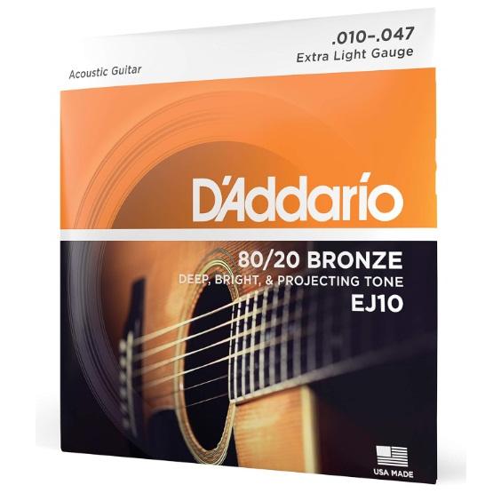 D'Addario ダダリオ アコースティックギター弦 80/20ブロンズ Extra Light ...