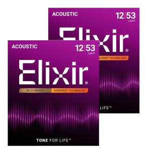Elixir（エリクサー） アコースティックギター弦 ナノウェブ Extra