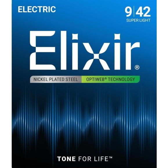 Elixir/エリクサー エレキギター弦 #12002 NANOWEB Super Light .0...