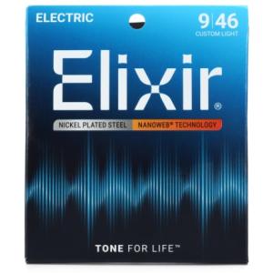 Elixir/エリクサー エレキギター弦 #12027 NANOWEB Custom Light ....