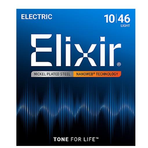 Elixir/エリクサー エレキギター弦 #12052 NANOWEB Light .010-.04...