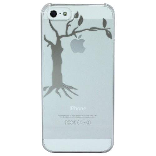 iPhone5 用 アップルマーク おしゃれなクリアデザインケース for iPhone5 『Tre...