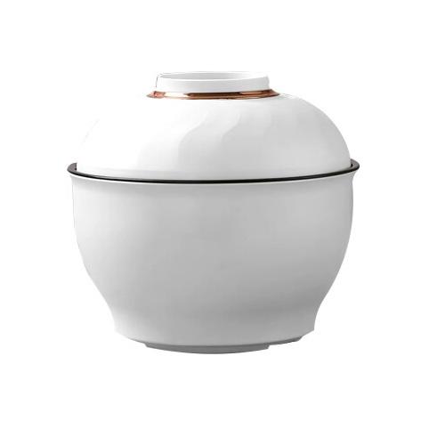 丼型電気鍋 ホワイト 煮る 茹でる 焼く 1人前 2人前 温度調整 サーモスタット機能搭載 YD-1...