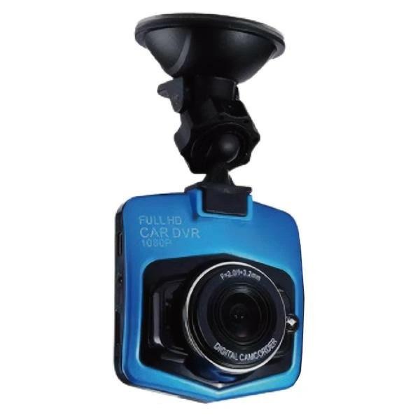 2.4インチ コンパクトドライブレコーダー BU ブルー自動録画 防犯 _.