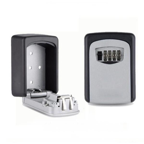 【並行輸入品】会社の合鍵管理に セキュリティダイヤルボックス 金庫 小物 貴重品 鍵収納 暗証番号 ...