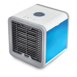 7色変化 冷暖房送付機 ポータブル 風量調節 LEDライト 冷房 暖房 温風 冷風 DS008 __
