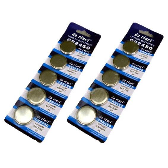 CR2450 ボタン電池 5個×2シート(計10個)セット _