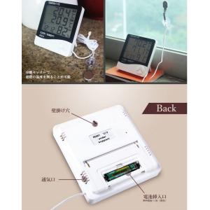 【並行輸入品】デジタル温湿度計 温度湿度時刻表...の詳細画像2