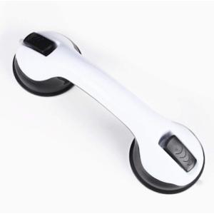 ワンタッチ吸盤式 マルチハンドル ホワイト 風呂場 浴槽 手すり 転倒防止 __