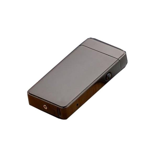 USB充電 スイッチ式 プラズマライター アーク放電 (ブラック) _