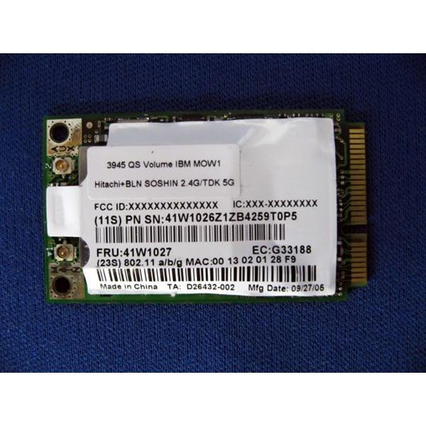 バルク品 intel PCI Express mini Card 無線LANモジュ-ル 466Q-W...