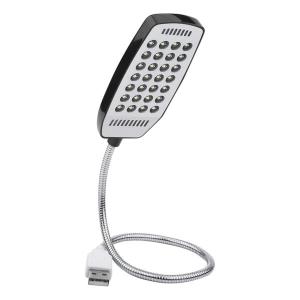 28LED フレキシブル USBライト  角度調整 卓上ライト 照明 アーム スタンドライト 読書灯 ブックライト _