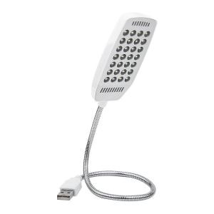 28LED フレキシブル USBライト ホワイト 角度調整 卓上ライト