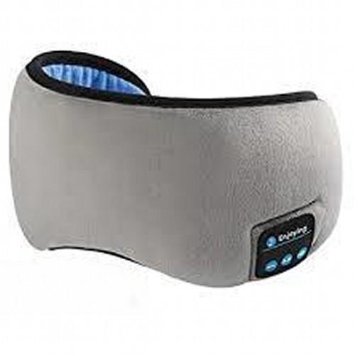 Bluetooth5.0 スリープアイマスク グレー 睡眠用 ヘッドホン 寝ながら音楽 スピーカー ...