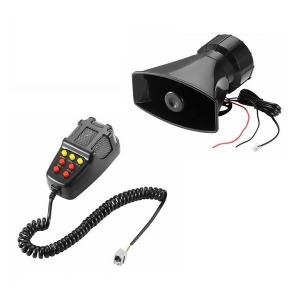 ю 《薄型》 サイレンアンプ 200W 8Ω 150×150×60mm 覆面仕様 拡声器用