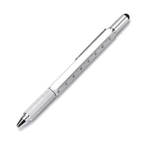 多機能ペン 6in1 ボールペン タッチペン ものさし 水平器 プラス