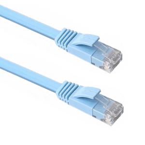 Cat6 LANケーブル ブルー 5m カテゴリ6 フラット 薄型 LANケーブル _｜vaps