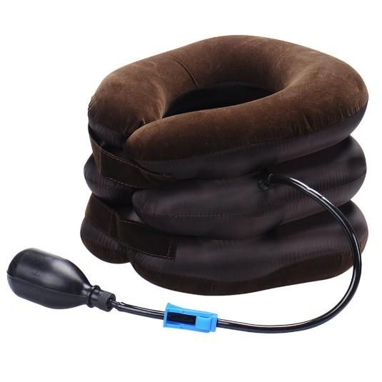 【並行輸入品】エアー ネック ホールド ストレッチャー サポーター 肩こり 首こり 首筋 牽引 補正...